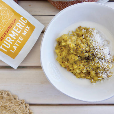 Golden turmeric oatmeal