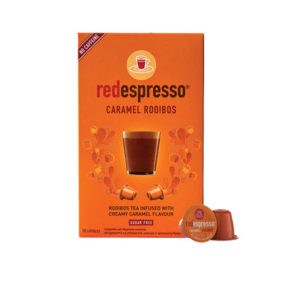 Caramel red espresso® tea 120 capsules - compatible with Nespresso machines