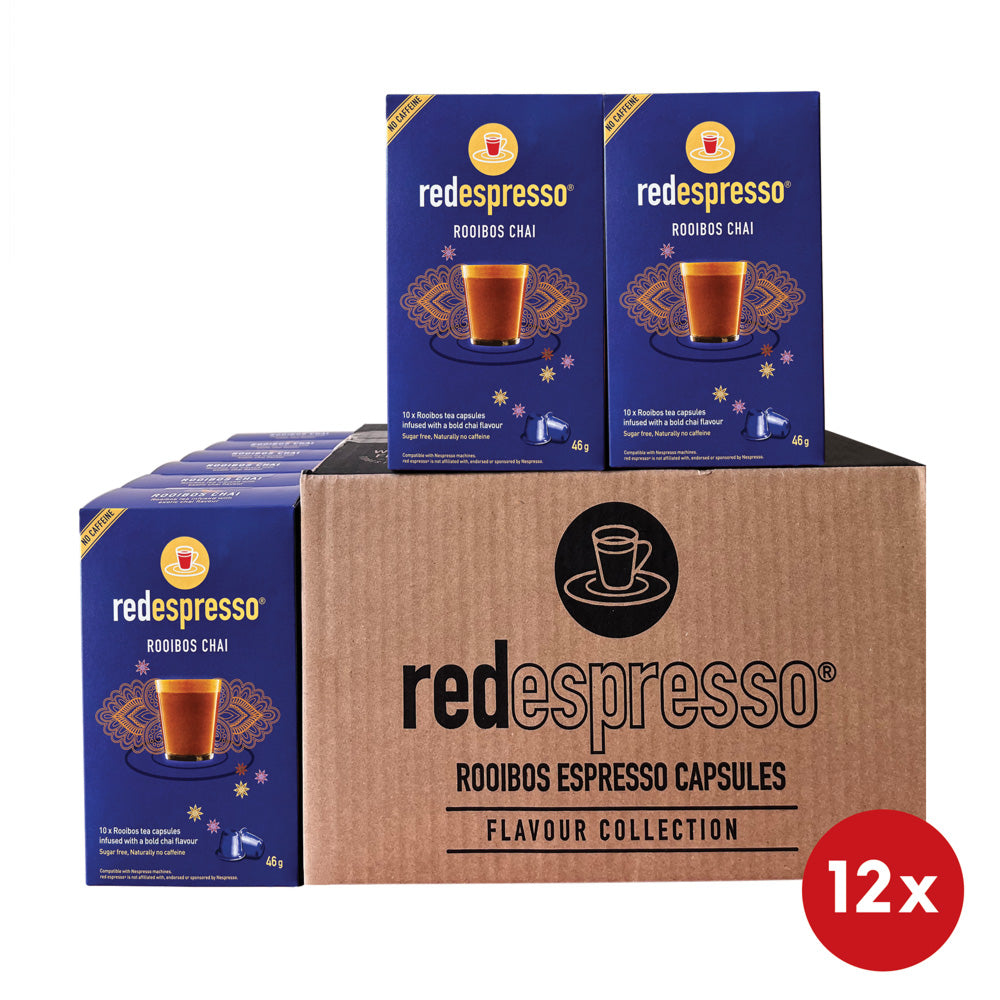 Chai red espresso® tea 120 capsules - compatible with Nespresso machines