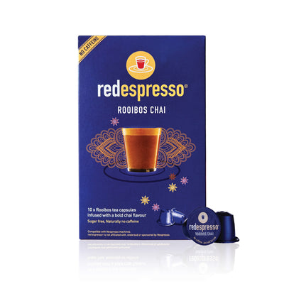 Rooibos Chai red espresso® tea capsules - compatible with Nespresso machines